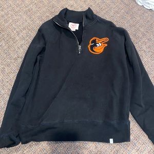 47 brand Orioles quarter zip